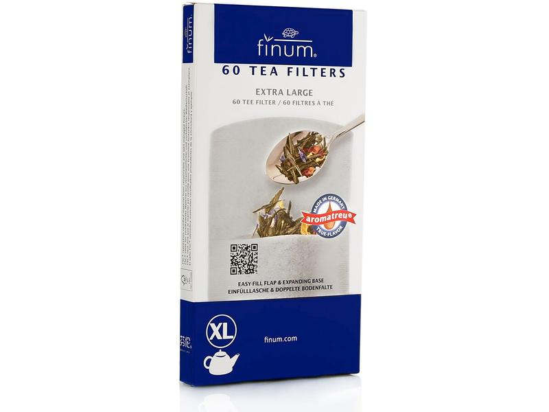 Finum Teefilter XL 100 Stück, Filtergrösse: XL, Detailfarbe: Weiss, Verpackungseinheit: 100 Stück