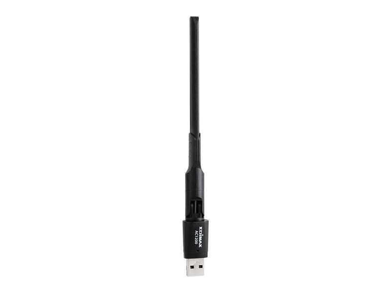 Edimax WLAN-AC USB-Stick EW-7822UAD, MU-MIMO, Schnittstelle Hardware: USB 3.0, WLAN Standard: 802.11ac (Wi-Fi 5), 802.11a (Wi-Fi 2), 802.11g (Wi-Fi 3), 802.11b (Wi-Fi 1), 802.11n (Wi-Fi 4), Frequenzband: 2.4 GHz, 5 GHz, Formfaktor: Extern, Höhe Slot-Blec