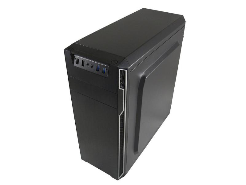 LC-Power PC-Gehäuse 7038B ATX Classic, Farbe: Schwarz, Anzahl Lüfterplätze: 4, Gehäuse Bauart: Mid-Tower, Unterstützte Mainboards: ATX; Micro-ATX; Mini-ITX