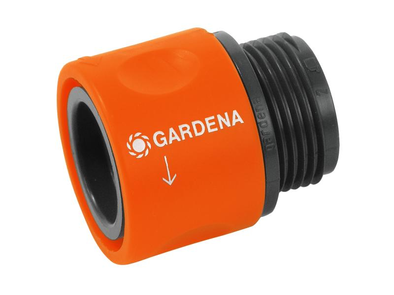 Gardena Schlauchverbinder 26,5 mm (G 3/4"), Material: Plastik, Produkttyp: Hahnstück