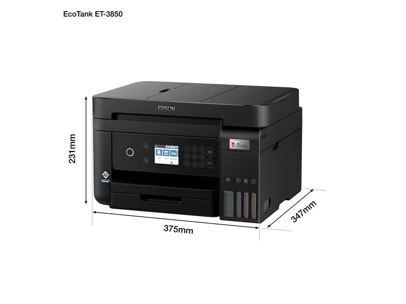 EPSON ECO-Tank ET-3850 DIN A4, 3in1, 4 Farben, WiFi