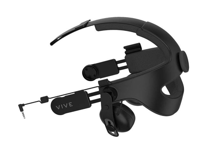 HTC Vive Deluxe Audio Head Strap, Verbindungsmöglichkeiten: Kabelgebunden, Plattform: HTC Vive, Controller Typ: Add On, Detailfarbe: Schwarz