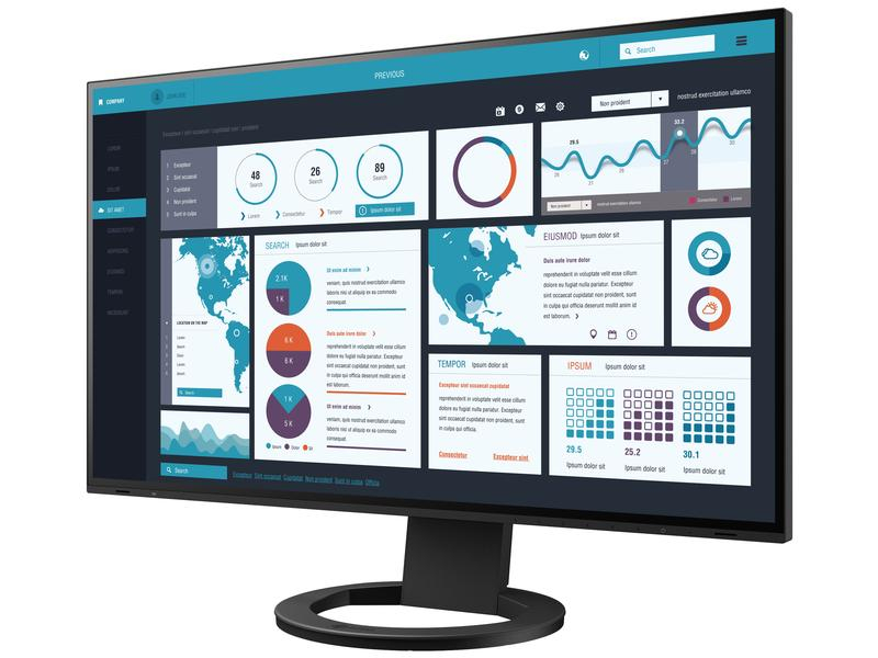 EIZO Monitor EV2795 Swiss Edition Schwarz, Bildschirmdiagonale: 27 ", Auflösung: 2560 x 1440 (WQHD), Paneltyp: IPS, Bildschirmoberfläche: Entspiegelt, Farbraum: sRGB, USB-Hub: Ja