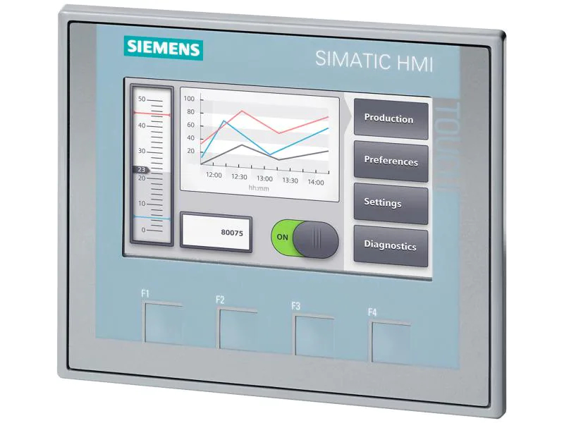 Siemens SIMATIC HMI, KTP400 Basic Bedienen & Beobachten, Serie: Logo! 8, Display vorhanden, Versorgungsspannung: 24 V, Produkttyp: Display