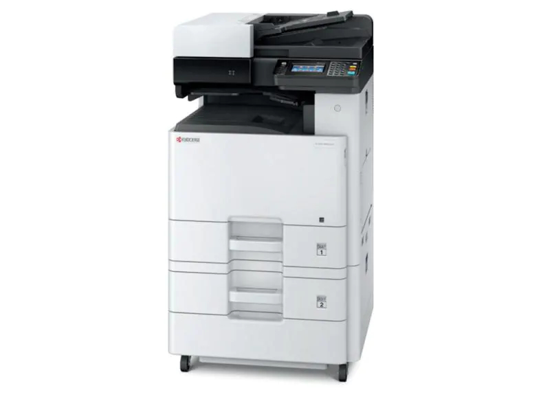 Kyocera Multifunktionsdrucker ECOSYS M8130CIDN/KL3 inklusive PF-470, Farblaser Drucker, A3, 30 Seiten pro Minute, Drucken, Scannen, Kopieren, Duplex