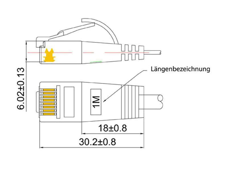 Wirewin Slimpatchkabel Cat 6, UTP, 15 m, Schwarz, Farbe: Schwarz, Form: Flach, Zusatzfunktionen: Mit Klinkenschutz, Längenaufdruck auf Stecker, Länge: 15 m, Anschlüsse LAN: RJ45 - RJ45, Produkttyp: Slimpatchkabel