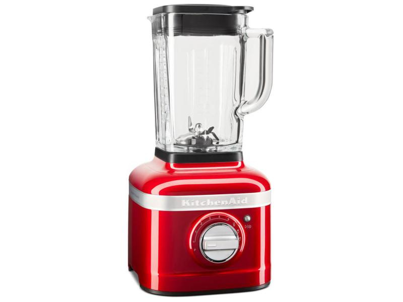 KitchenAid Standmixer K400 Artisan Rot, Motorleistung: 1200 W, Funktionen: Zerkleinern, Mixen, Ice Crush, Pürieren, Anzahl Betriebsstufen: 5, Farbe: Rot, Material: Metall, Fassungsvermögen: 1.4 l