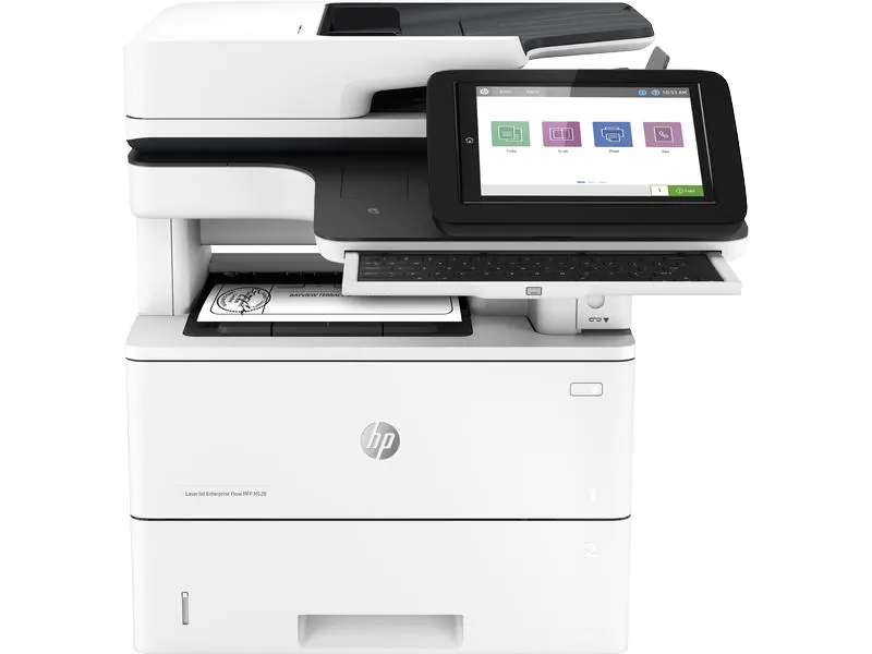 Hewlett-Packard HP LaserJet Enterprise Flow M528z, Schwarzweiss Laser Drucker, A4, 43 Seiten pro Minute, Drucken, Scannen, Kopieren, Fax, Duplex und WLAN