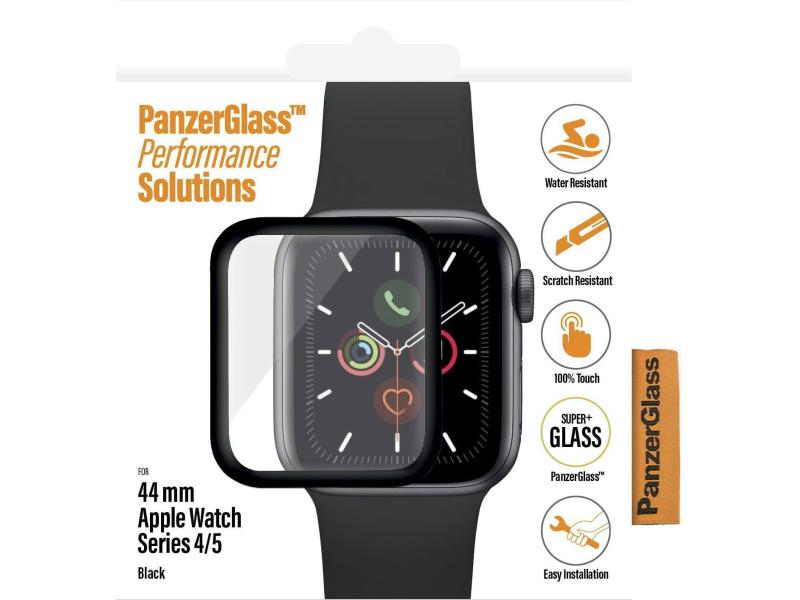 Panzerglass Displayschutz Apple Watch Series 4 / 5 / 6 / SE (44mm), Zubehörtyp: Displayschutz, Kompatible Hersteller: Apple, Kompatible Smartwatches: Apple Watch Series 6 44mm, Apple Watch Series 4 44mm, Apple Watch SE 44mm, Apple Watch Series 5 44mm, Fa