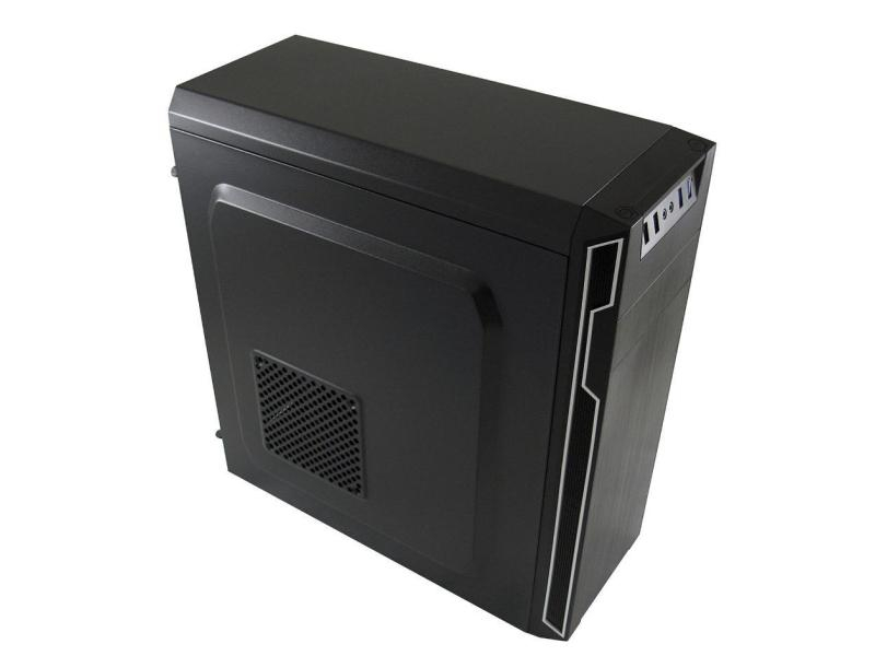 LC-Power PC-Gehäuse 7038B ATX Classic, Farbe: Schwarz, Anzahl Lüfterplätze: 4, Gehäuse Bauart: Mid-Tower, Unterstützte Mainboards: ATX; Micro-ATX; Mini-ITX