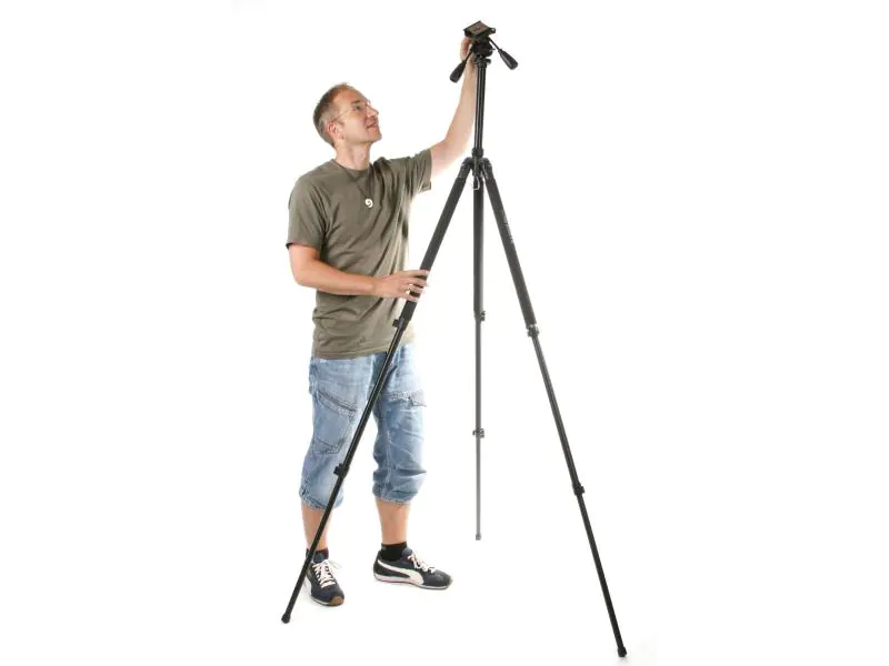 Dörr Stativ Pro Black 3XL Tripod, inkl. 3D Kopf, inkl. Tasche