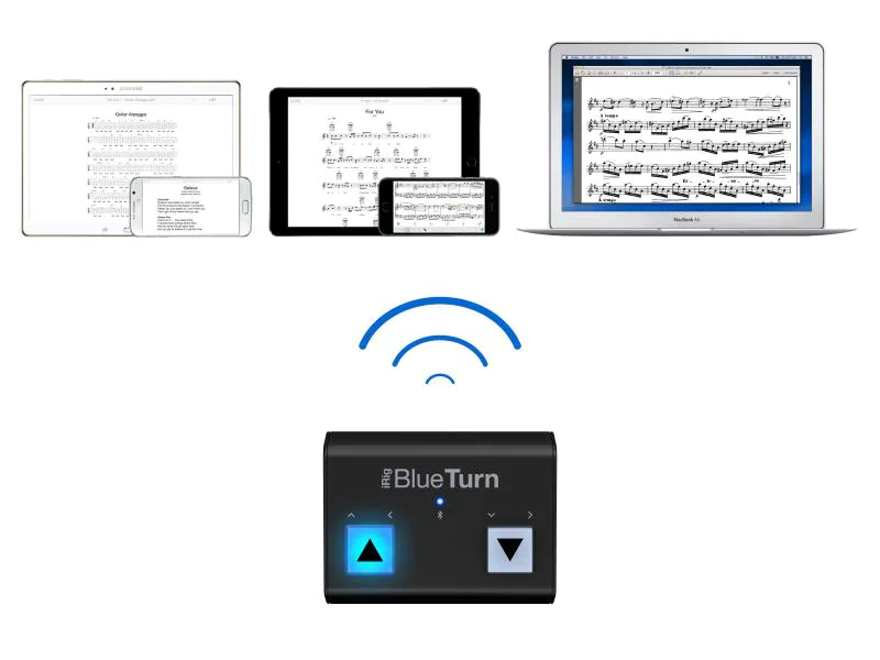 IK Multimedia Fusscontroller iRig BlueTurn, Eigenschaften: Batteriebetrieben