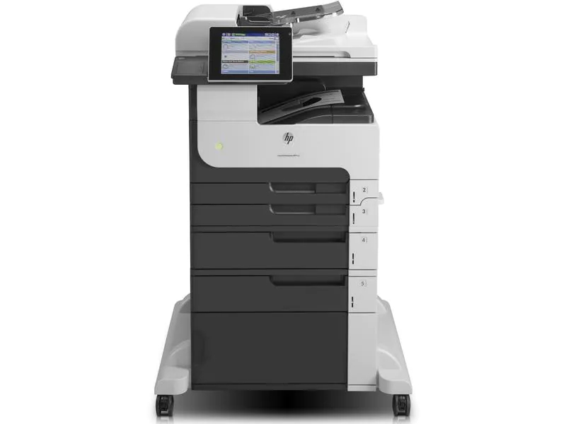 Hewlett-Packard HP Enterprise 700 MFP M725f, Schwarzweiss Laser Drucker, A3, 41 Seiten pro Minute, Drucken, Scannen, Kopieren, Fax, Duplex und WLAN
