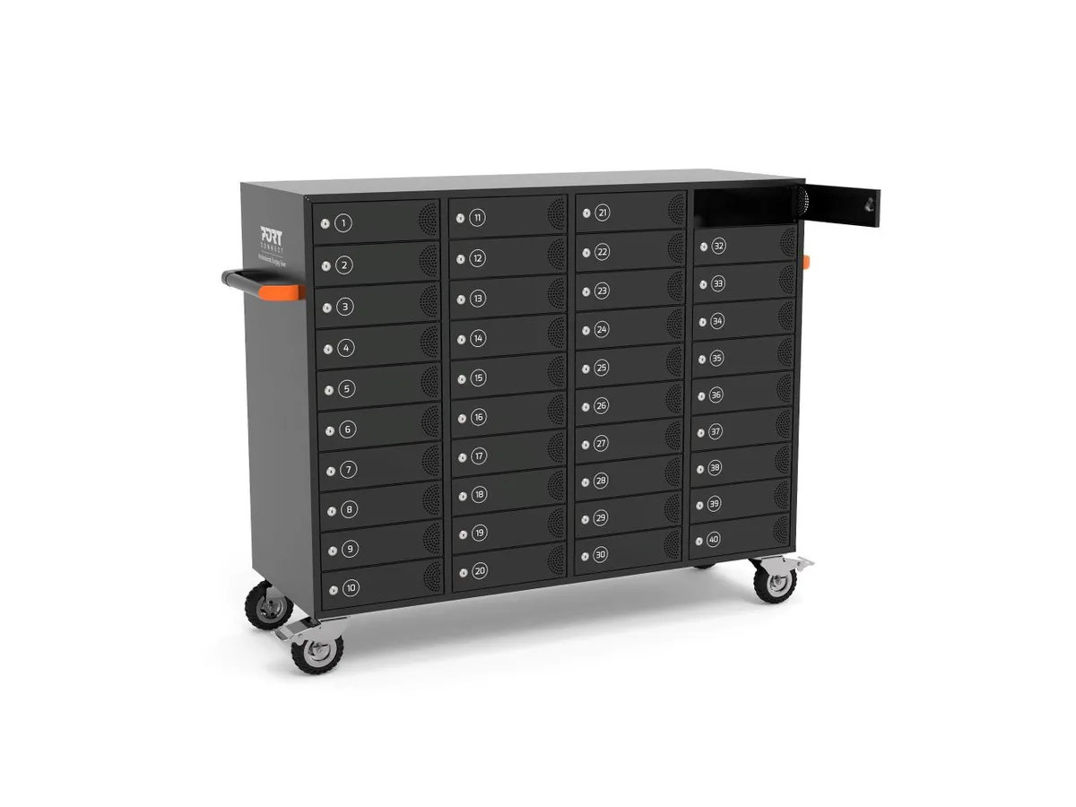 PORT Charging Cabinet Indiv.Doors 901969 40 Tablets/Notebooks