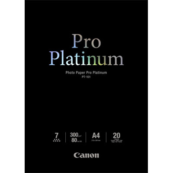 Canon Photo Paper Pro Platinum - Fotopapier - A4 (210 x 297 mm) - 300 g/m2 - 20 Blatt