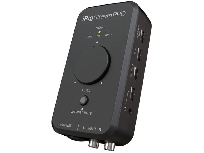 IK Multimedia Audio Interface iRig Stream Pro, Mic-/Linekanäle: 4, Abtastrate: 96 kHz, Samplingtiefe: 24 bit