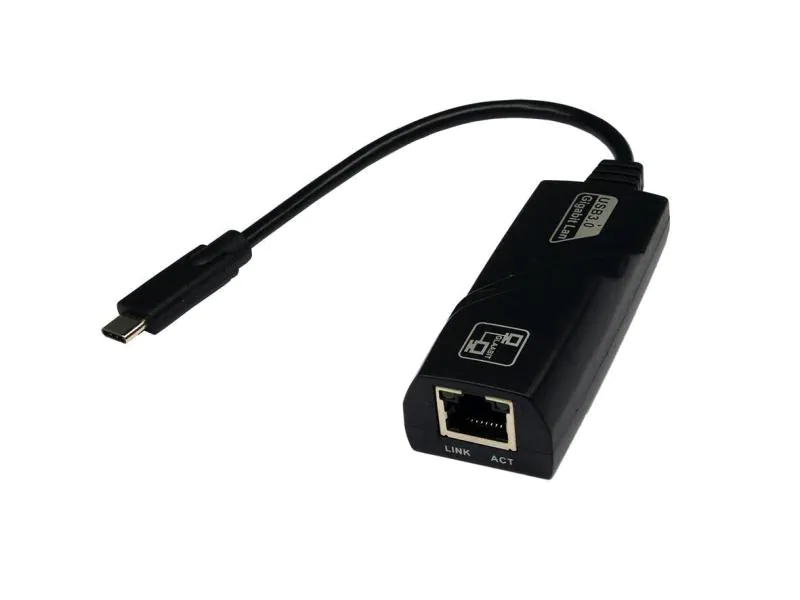 Exsys Netzwerk-Adapter EX-1318 1Gbps USB Typ-C, Schnittstellen: RJ-45 (1000Mbps), Schnittstellengeschwindigkeit: 10/100/1000 Mbit/s, Formfaktor: Extern, Anwendungsbereich: Consumer, Anschlussart: USB Typ-C