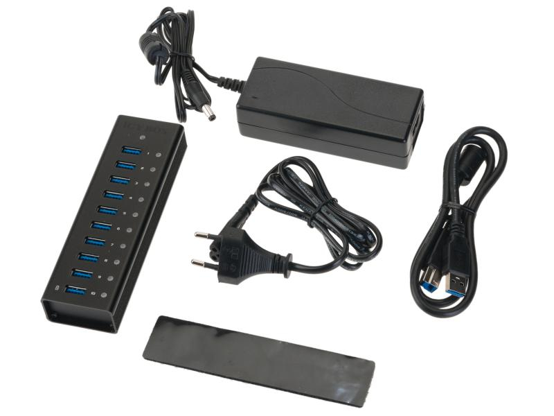 ICY BOX 10-Port USB 3.0 Hub IB-AC6110