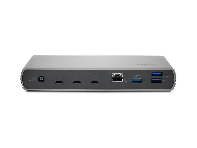 Kensington Dockingstation SD5700T Thunderbolt 4 Dual 4K, Ladefunktion: Ja, Dockinganschluss: Thunderbolt 4, Kompatible Hersteller: Universal, Vesa-Bohrung vorhanden: Ja