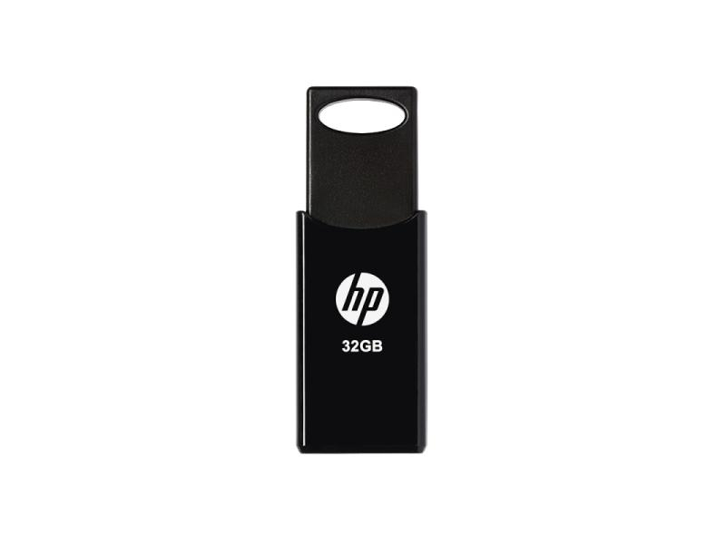 HP USB-Stick 2.0 v212w, 32 GB, Lesen: 14 MB/s, Schreiben: 4 MB/s, Kunststoff, Schwarz