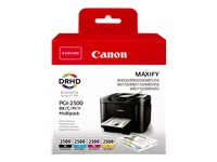 CANON PGI2500 | Combopack 4er Set CANON Tintenpatronen, schwarz, cyan, magenta und gelb