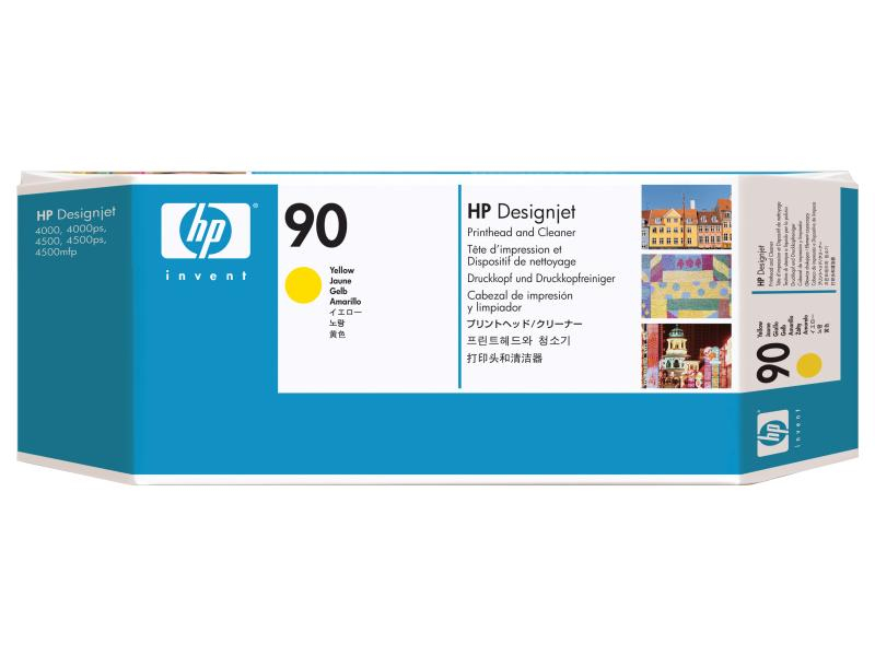 HP Druckkopf 90 + Cleaner yellow C5057A DesignJet 4000