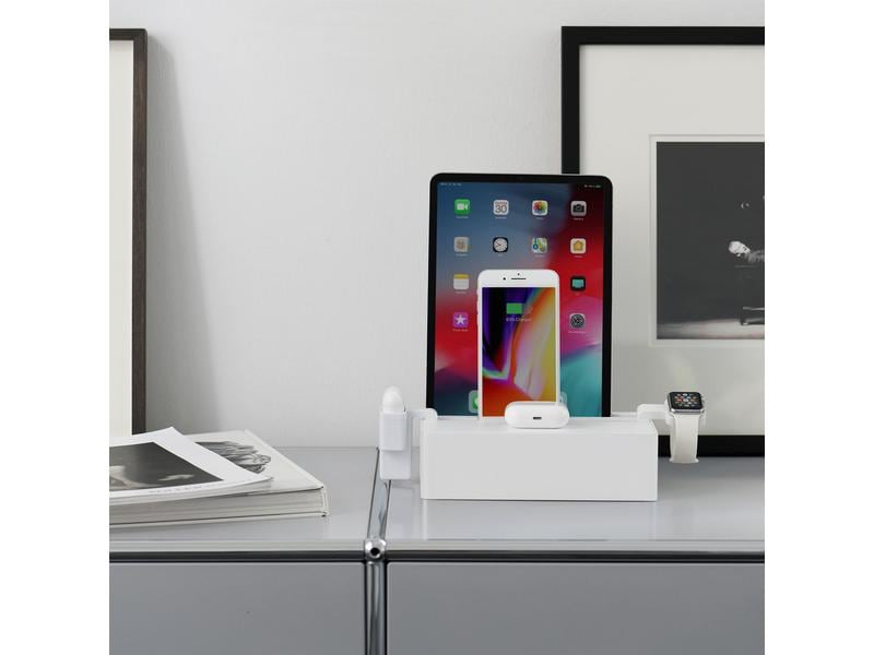 Alldock Ladestation Wireless Weiss