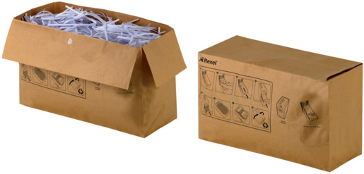 Rexel Abfallsäcke für Aktenvernichter 32 l 50 Stück, Zubehörtyp: Abfallsäcke, recycelbare Abfallsäcke