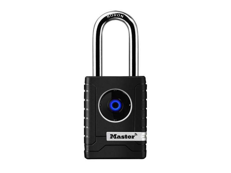 Masterlock Vorhängeschloss Bluetooth Schwarz/Silber, Schlossart: Bluetooth, Set: Nein, Aussenanwendung: Ja