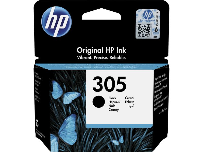 HP 305 | Tintenpatrone schwarz | 120 Seiten | DeskJet 2300, 2700