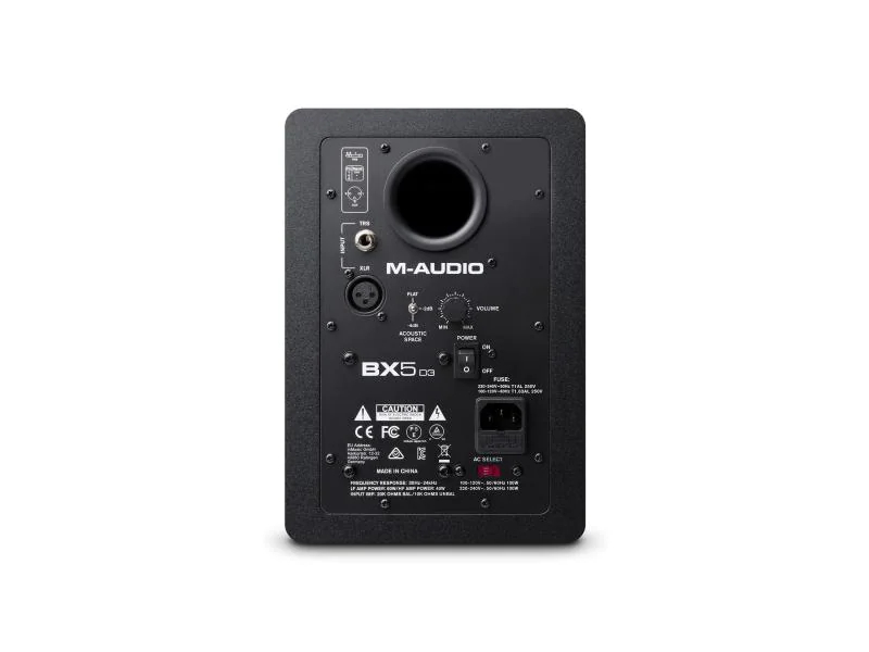 M-Audio BX5 D3, Stück, Monitor Typ: Nearfield Monitor, Lautsprecher Wege: 2-Wege, Lautsprecher Kategorie: Aktiv, 2-Wege Nahfeld 5" Referenz-Studiomonitor