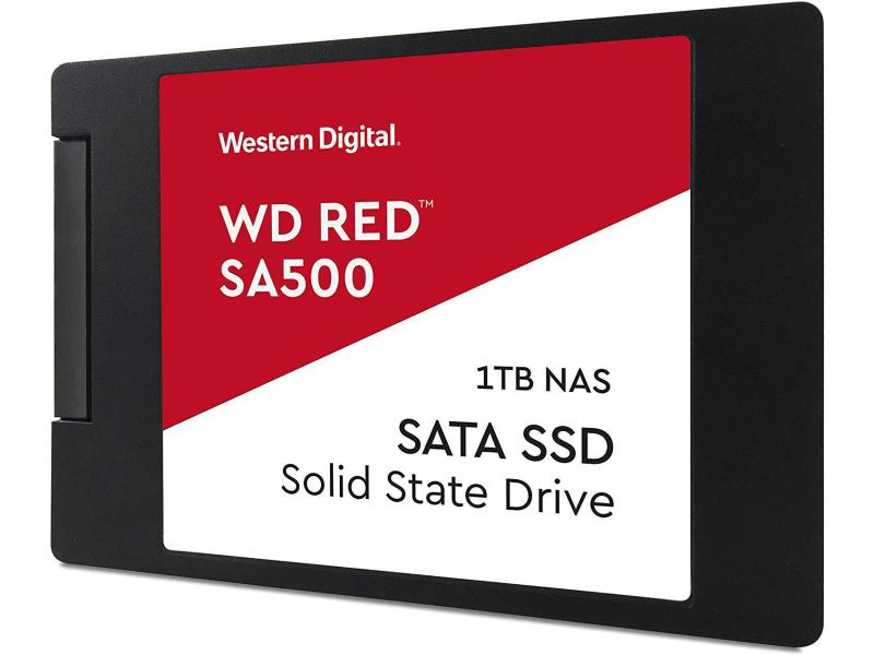 Western Digital SSD WD Red NAS SA500 1TB 2.5", Speicherkapazität total: 1 TB, Speicherschnittstelle: SATA III (6Gb/s), SSD Bauhöhe: 7 mm, SSD Formfaktor: 2.5", Anwendungsbereich SSD: Enterprise, Festplatten Schnittstelle: SATA