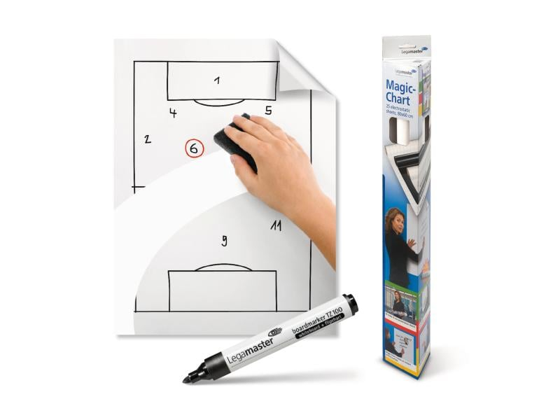 Legamaster Magic-Chart Whiteboard Folie selbsthaftend 60 x 80 cm