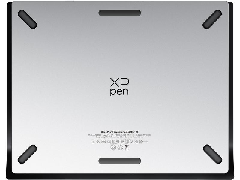 XP-PEN Stifttablett Deco Pro MW, Aktive Arbeitsfläche: 228.6 mm x 152.4 mm, Anzahl Druckstufen: 16384 ×, Detailfarbe: Grau, Schwarz, Schnittstellen: USB Typ C, Bluetooth, Display vorhanden: Ja, Kabellos: Ja
