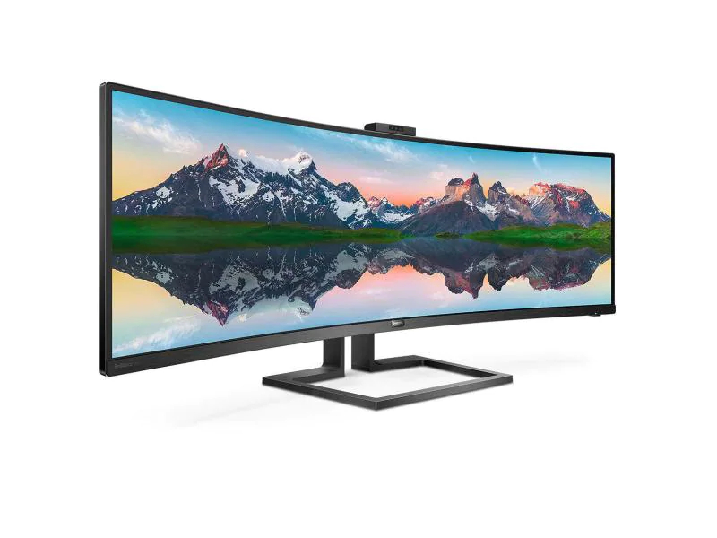 Philips 499P9H/00, 48.8 Zoll LED, 5120 x 1440 Pixel Full HD, 32:9, HDMI USB, Schwarz