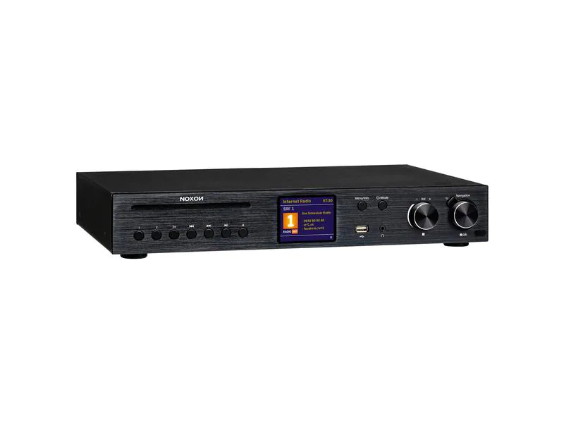 Noxon Netzwerk-Audioplayer HiFi A580 Schwarz, Radio Tuner: DAB+, FM, Internetradio, Detailfarbe: Schwarz, Bluetooth: Ja, Streaming Formate: UPnP, DLNA, Audio-Verstärker: Ja