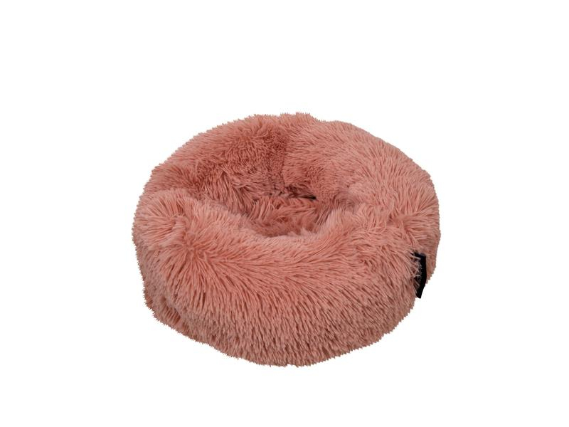District 70 Hunde-Bett Fuzz, Pink, S, Breite: 45 cm, Länge: 45 cm, Detailfarbe: Pink, Produkttyp: Bett