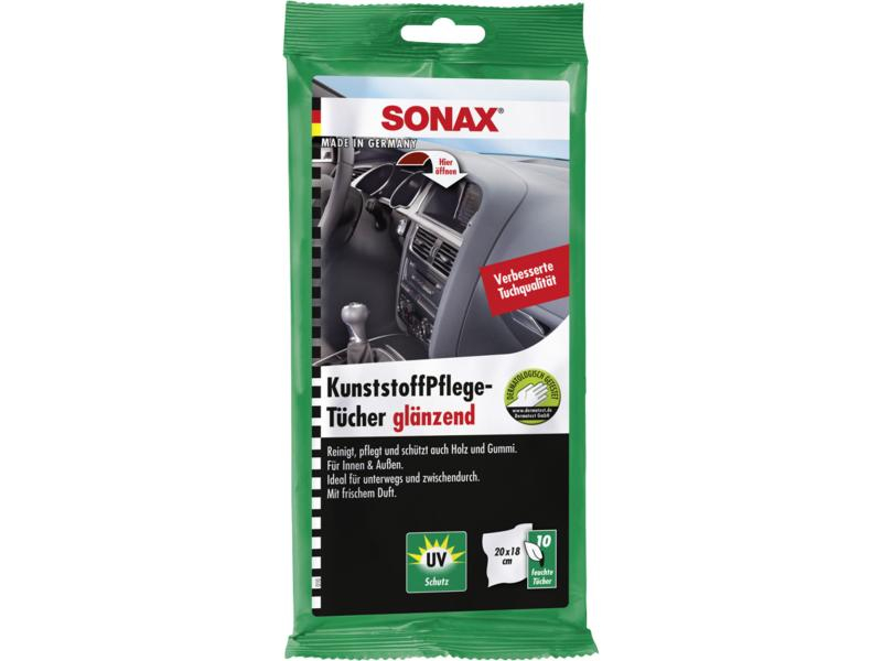 Sonax Reinigungstücher-Set Kunststoff 10 Stück, Produkttyp: Innenreiniger, Set: Ja