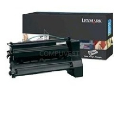 LEXMARK C782X1KG | 15000 Seiten LEXMARK Tonerkassette mit hoher Reichweite, schwarz