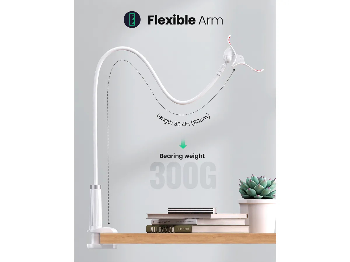 UGREEN Phone Holder 30488 Flexible Long Arm White