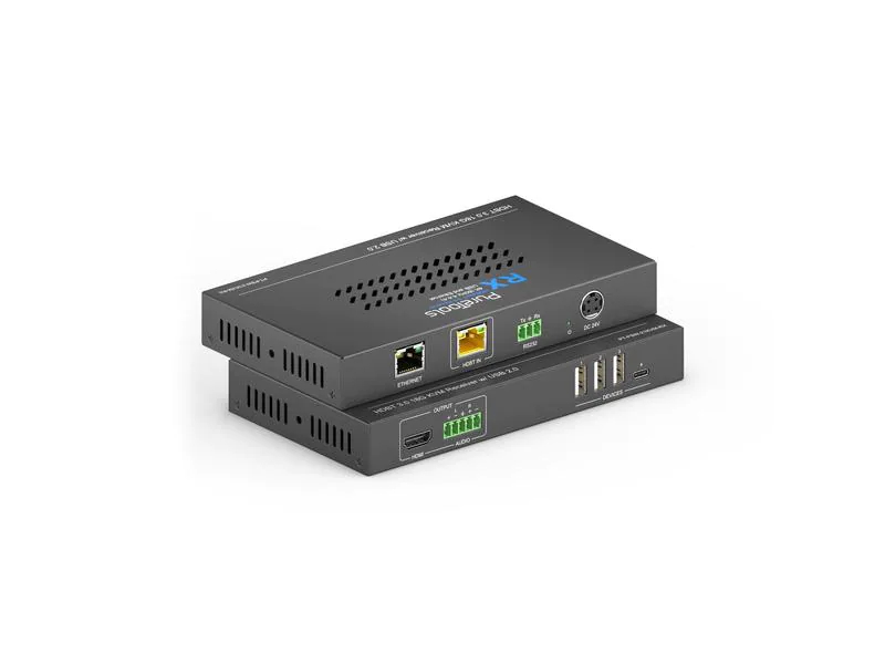 PureTools Presentation Switcher PT-PSW-21KVM Multiformat HDBaseT, Set, Stromversorgung: 12 V, Max. Auflösung: 3840 x 2160 (Ultra HD 4K), Anzahl Eingänge: 2 ×, Anzahl Ausgänge: 2 ×, Eingänge: HDMI, HDBaseT, USB-C, Ausgänge: HDMI, HDBaseT