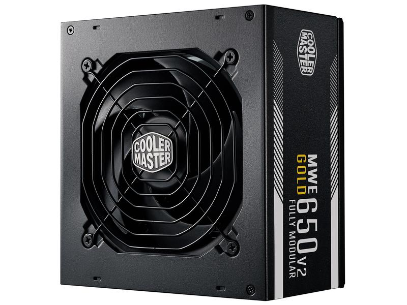 Cooler Master Netzteil Cooler Master MWE Gold V2 650 W, Kühlungstyp: Aktiv, 80 PLUS Zertifikat: 80 PLUS Gold, Netzteil Nennleistung: 650 W, Netzteil Kabelstrang: Voll-modular, Netzteil Formfaktor: ATX