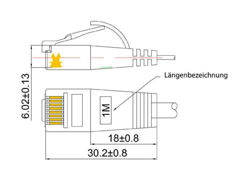 Wirewin Slimpatchkabel Cat 6, UTP, 5 m, Rot, Farbe: Rot, Form: Flach, Zusatzfunktionen: Mit Klinkenschutz, Längenaufdruck auf Stecker, Länge: 5 m, Anschlüsse LAN: RJ45 - RJ45, Produkttyp: Slimpatchkabel