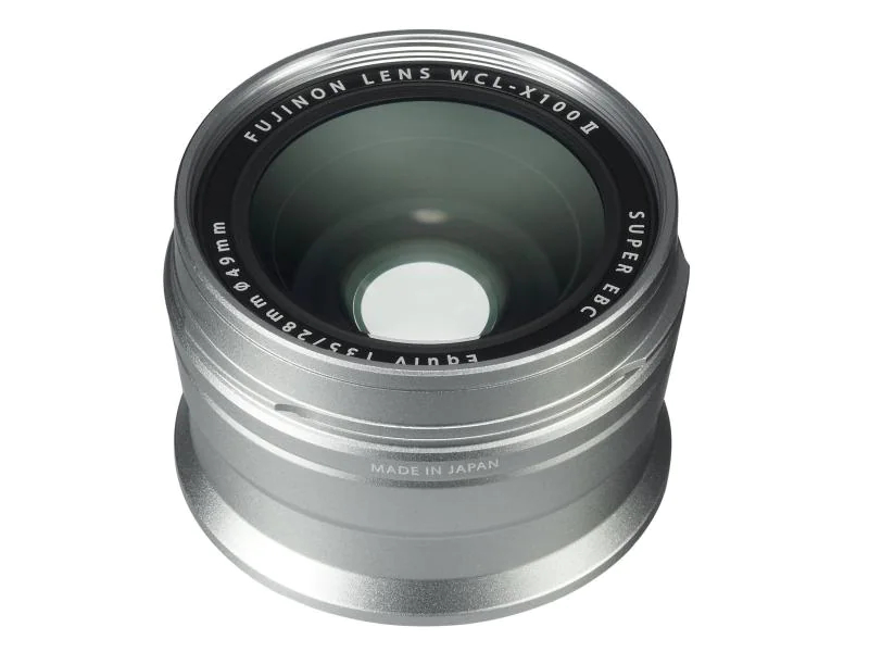 Fujifilm Weitwinkel Linse WCL-X100 II silber, Kompatible Kamerahersteller: Fujifilm, Konvertertyp: Weitwinkel