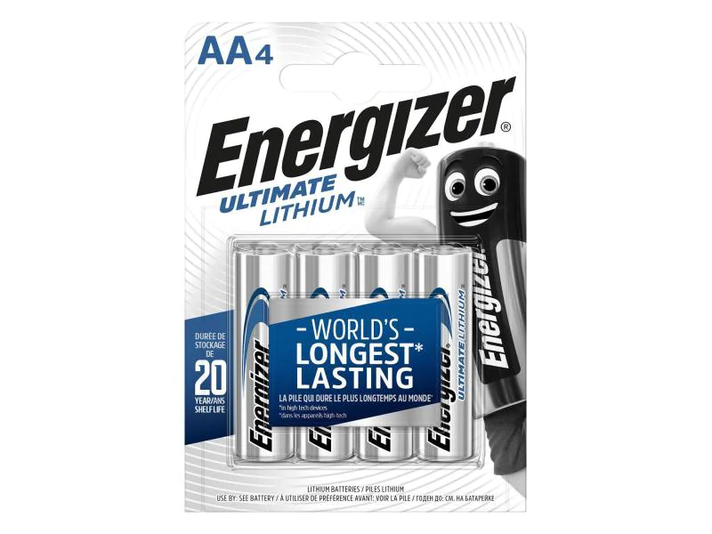 Energizer Batterie Ultimate Lithium Mignon AA 4 Stück