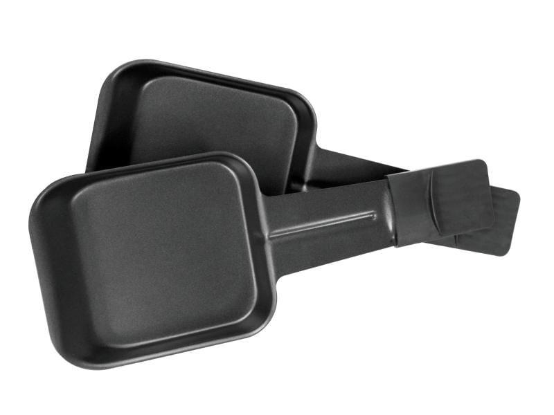 Trisa Raclette-Pfännchen schwarz 2 Stück, Antihaftbeschichtung: Ja, Detailfarbe: Schwarz, Verpackungseinheit: 2 Stück