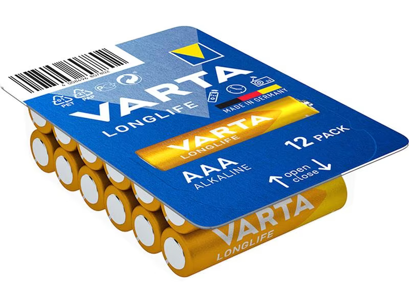 Varta Batterie AAA Longlife 12 Stück