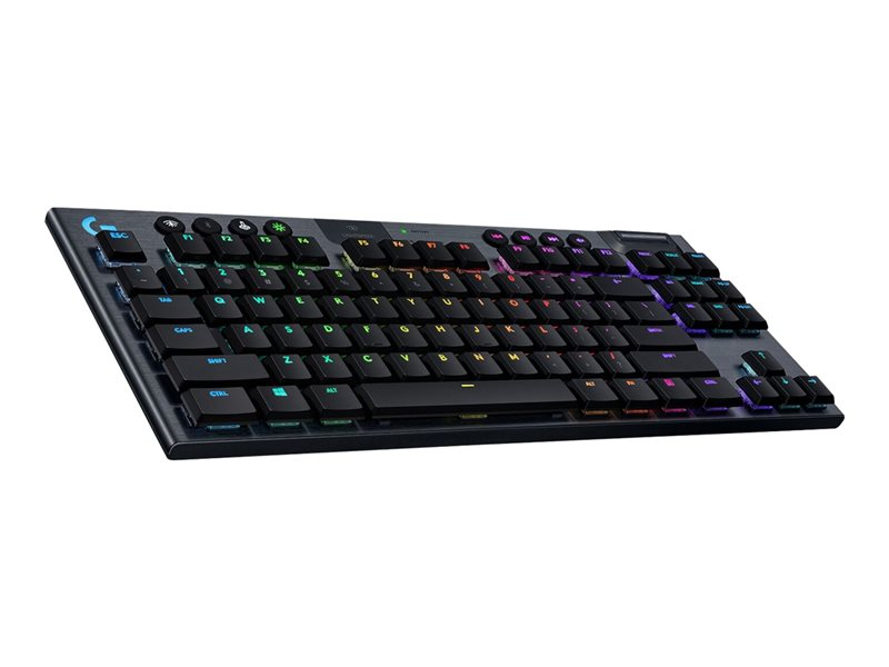 G915 TKL Tenkeyless LIGHTSPEED Wireless RGB Mechanical Gaming Keyboard - GL Linear - CARBON - FRA