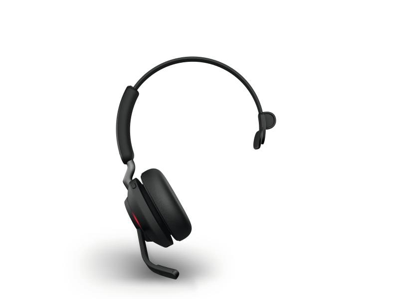 Jabra Headset Evolve2 65 Mono MS Schwarz, USB-A, inkl. Ladestation