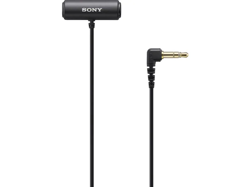 Sony Mikrofon ECM-LV1, Bauweise: Clip, Anwendungsbereich: Konferenz, Stereoaufnahme, Video, Gesang & Sprache, Wandlerprinzip: Keine, Richtcharakteristik: Kugel, Schnittstellen: 3,5 mm Klinke, Set: Nein